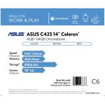 Laptop Asus C423n De 14 PuLG 4gb/32gb N3350 - Imagen 4
