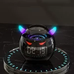 Altavoz inalámbrico con hora y luz