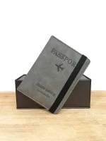 Funda para pasaporte  Vintage RFID para hombre y mujer