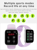 Reloj Inteligente Smartwatch T500 Plus Podometro Morado - Imagen 4