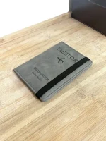 Funda para pasaporte  Vintage RFID para hombre y mujer - Imagen 5