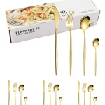 Set de cubiertos de acero inoxidable 16 piezas