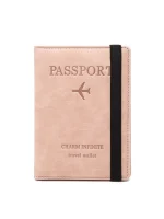 Funda para pasaporte  Vintage RFID para hombre y mujer