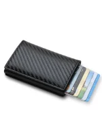 Billetera Porta Tarjetas Metalico Tarjetero Con Bloqueo Rfid - Imagen 2