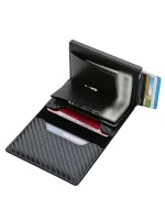 Billetera Porta Tarjetas Metalico Tarjetero Con Bloqueo Rfid - Imagen 3