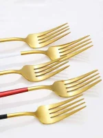 Set de cubiertos de acero inoxidable 16 piezas Multicolor - Imagen 4