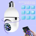 Camara Bombillo Ip Wifi Inalambrica Robotica Seguridad 360