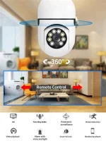 Camara Bombillo Ip Wifi Inalambrica Robotica Seguridad 360 - Imagen 2