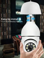 Camara Bombillo Ip Wifi Inalambrica Robotica Seguridad 360 - Imagen 3