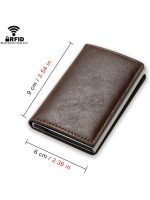 Billetera Porta Tarjetas Metalico Tarjetero Con Bloqueo Rfid - Imagen 3