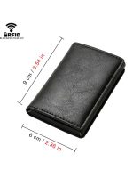 Billetera Porta Tarjetas Metalico Tarjetero Con Bloqueo Rfid - Imagen 4