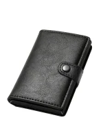 Billetera Porta Tarjetas Metalico Tarjetero Con Bloqueo Rfid - Imagen 3