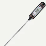 1 pieza Termómetro digital almacenable de cocina, medidor de sensor de temperatura para cocinar alimentos, alimentos de cocina y carne