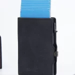 Billetera Porta Tarjetas Metalico Tarjetero Con Bloqueo Rfid