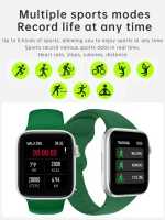 Reloj Inteligente Smartwatch T500 Plus Podometro Verde - Imagen 4