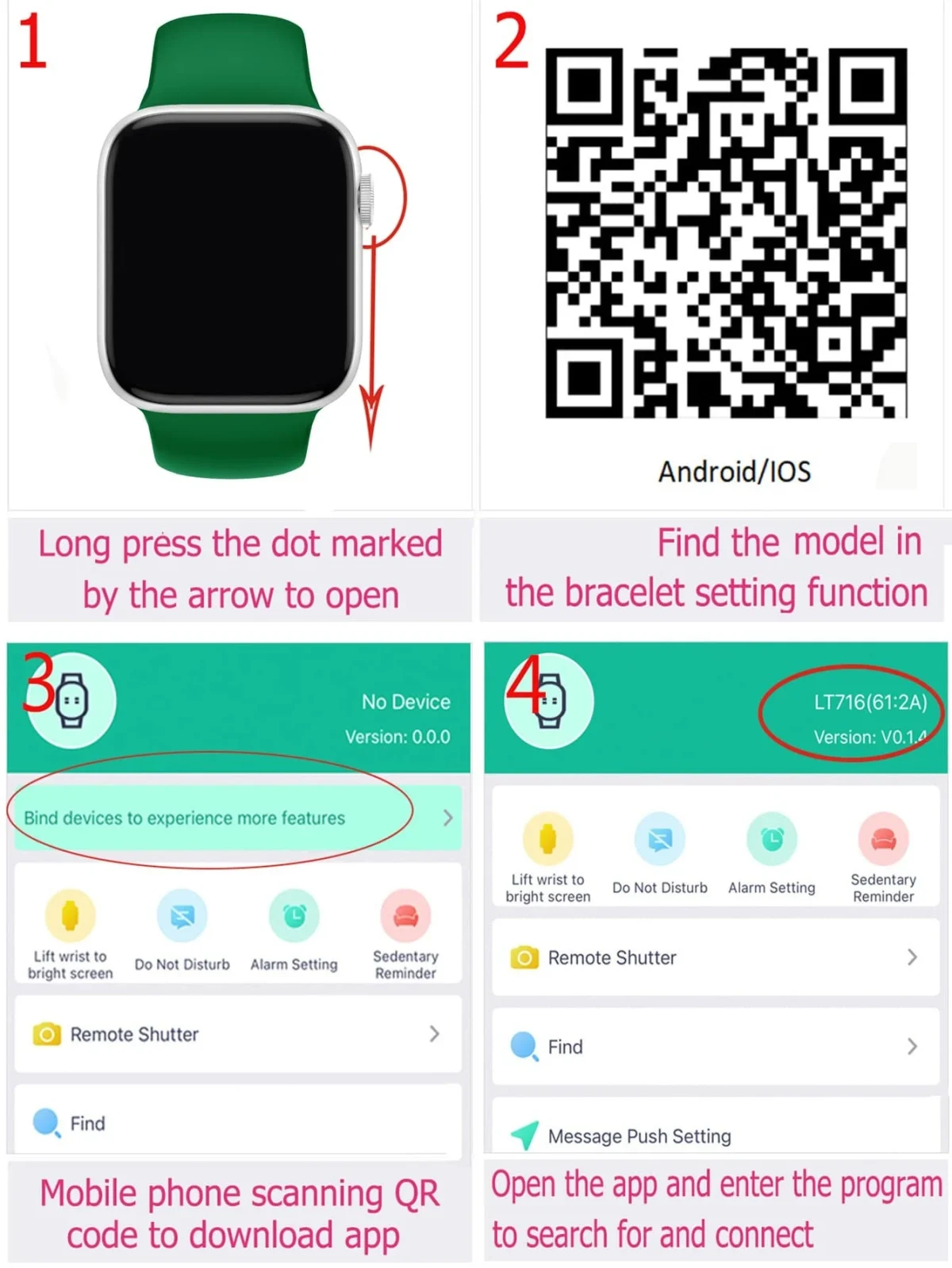 Reloj Inteligente Smartwatch T500 Plus Podometro Verde - Imagen 5