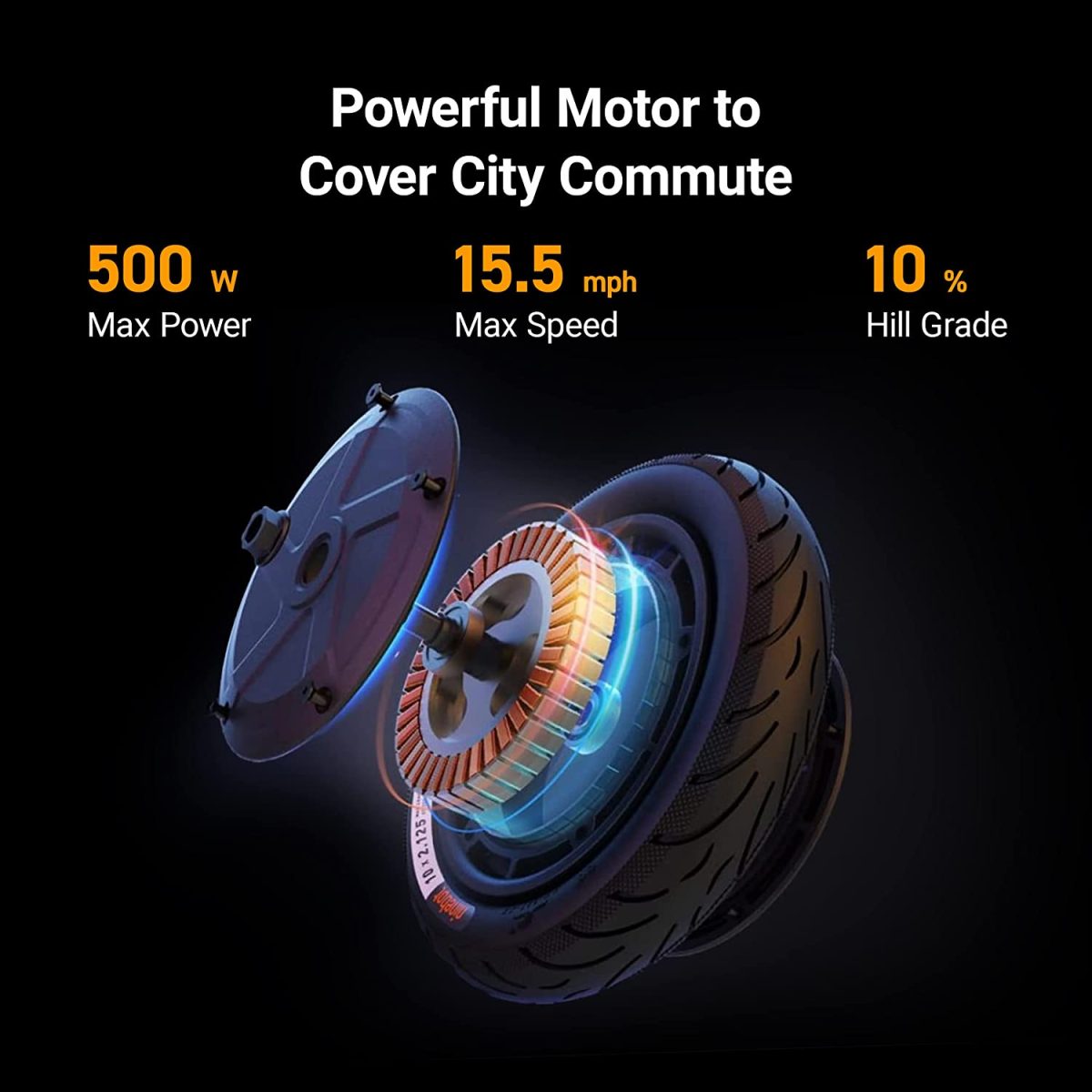 Scooter Segway Ninebot D18W Rango 18KM Velocidad Max 25 KM/H - Imagen 8