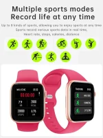 Reloj Inteligente Smartwatch T500 Plus Podometro Rosa - Imagen 4