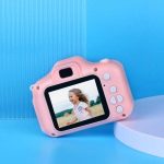 Mini cámara de vídeo digital para niños ABS Rosada