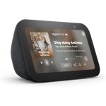 Amazon Echo Show 5 (modelo más reciente), Pantalla inteligente con 2x bajo y sonido claro, Carbón