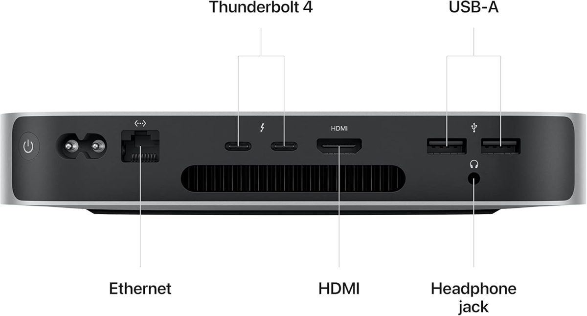 Apple Mac mini (2023) – Chip M2, 8 GB RAM, 512 GB SSD – Potencia en formato compacto - Imagen 7