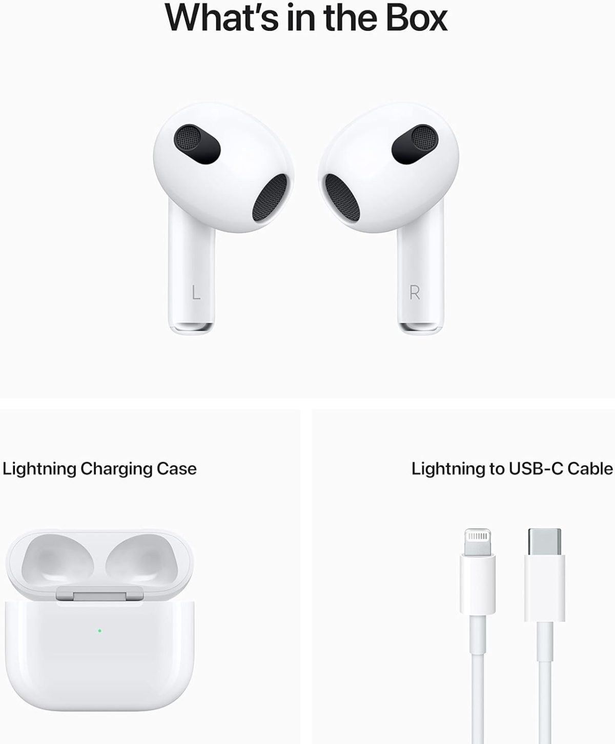 Apple AirPods (3.ª generación) – Auriculares Inalámbricos con Estuche de Carga Lightning - Imagen 6