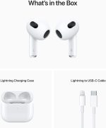 Apple AirPods (3.ª generación) – Auriculares Inalámbricos con Estuche de Carga Lightning - Imagen 6