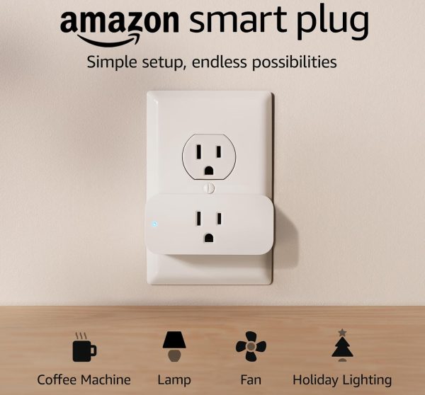 Amazon Smart Plug – Enchufe Inteligente con Wi-Fi para Alexa