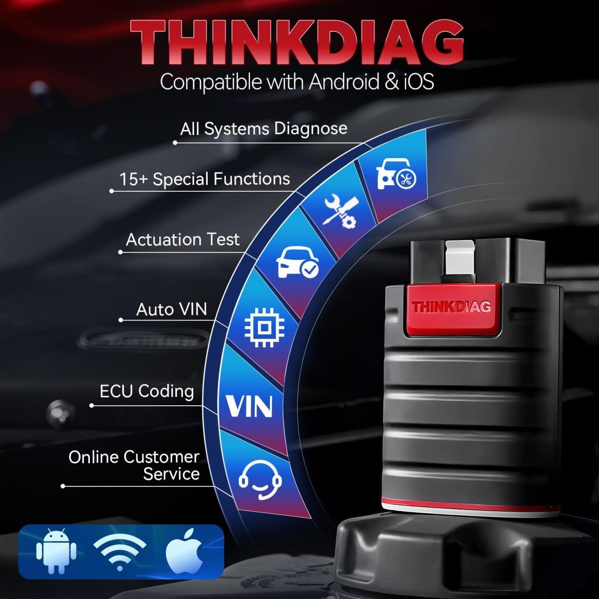 Escaner Automotriz Thinkcar Thinkdiag Obd2 Full Marcas 1 Año Compatible con Android y iPhone - Imagen 9