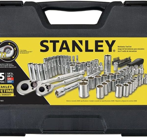 Juego de Herramientas Mecanicas Stanley de 85 Piezas Original