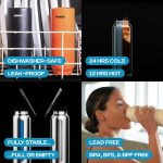 Botella Ringo 32 oz con Soporte Magnético para Teléfono – Acero Inoxidable, Compatible MagSafe - Imagen 6