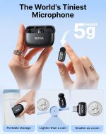 BOYA Mini Micrófono Lavalier Inalámbrico USB-C – 30h Batería, Cancelación de Ruido y Cambio de Voz AI - Imagen 2