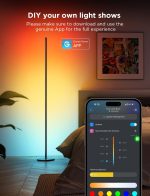Lámpara de Pie Inteligente Govee RGBIC – Control por Voz y Sincronización Musical - Imagen 6
