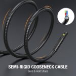 Teslong NTS300 Cámara de Inspección Endoscopio Doble Lente – Pantalla IPS 5", Cable 5m, Grabación HD - Imagen 5