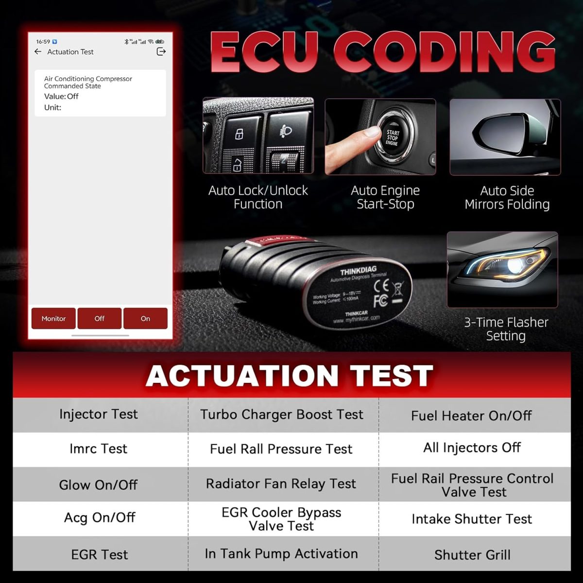 Escaner Automotriz Thinkcar Thinkdiag Obd2 Full Marcas 1 Año Compatible con Android y iPhone - Imagen 6
