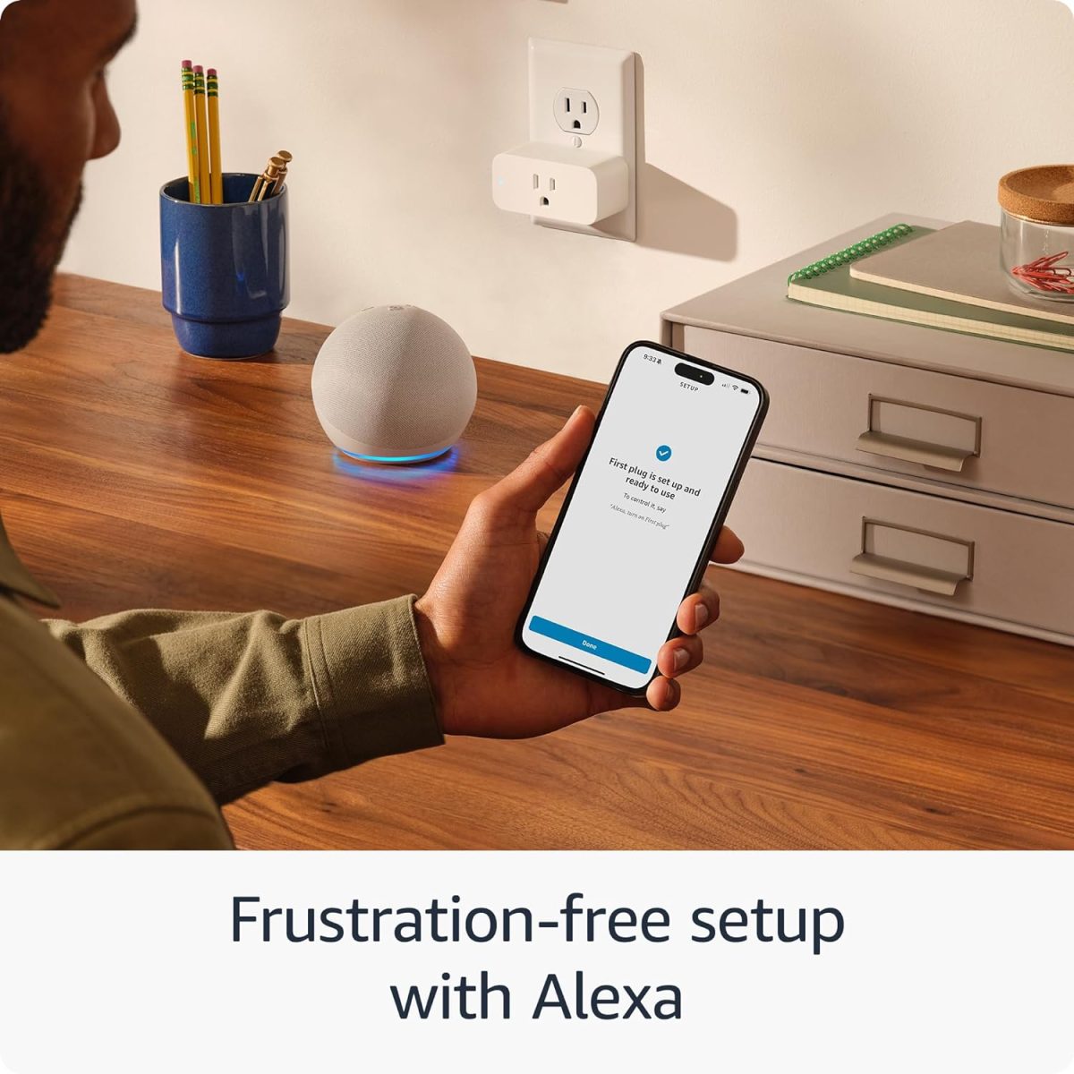 Amazon Smart Plug – Enchufe Inteligente con Wi-Fi para Alexa - Imagen 2