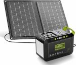 Generador Solar Portátil MARBERO M82SL21 de 88Wh con Panel Solar de 21W – Estación de Energía Compacta para Exteriores y Emergencias