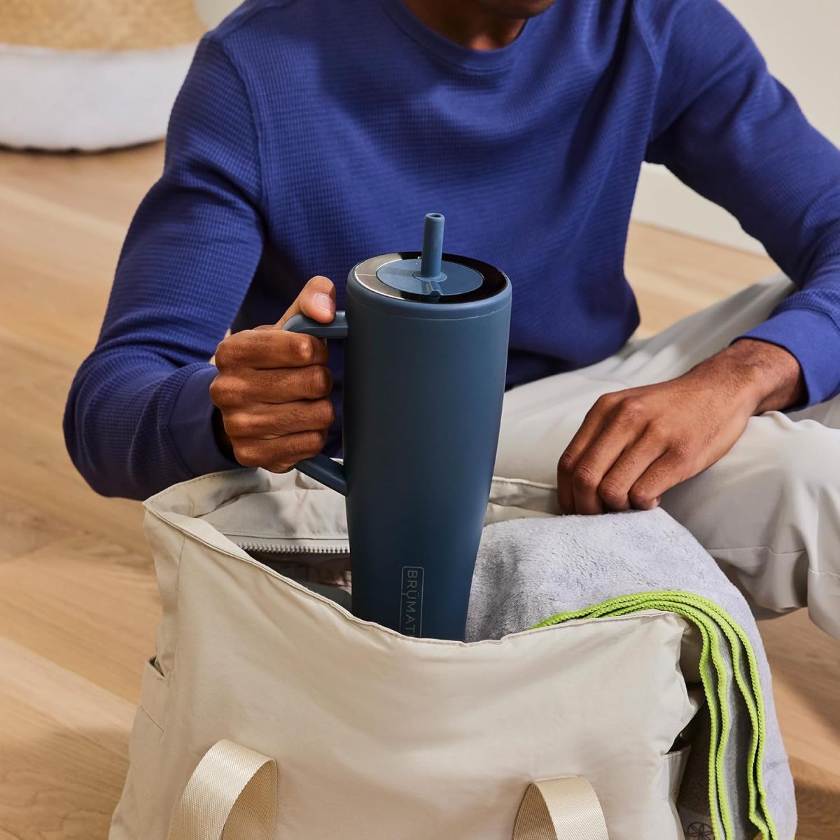 BrüMate Era Vaso Térmico 40 oz – Antiderrames, Aislado, con Asa y Pitillo - Imagen 2