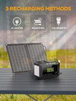 Generador Solar Portátil MARBERO M82SL21 de 88Wh con Panel Solar de 21W – Estación de Energía Compacta para Exteriores y Emergencias - Imagen 7